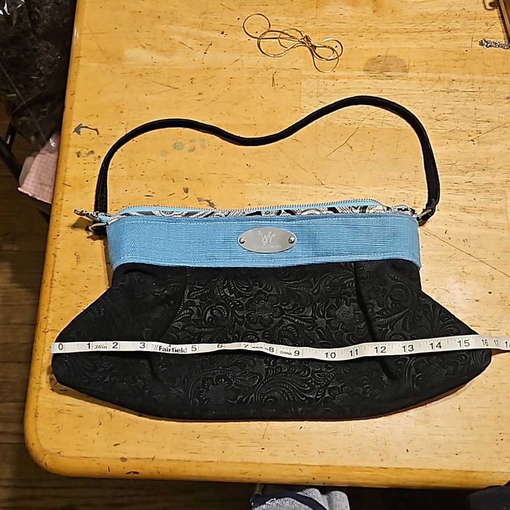 WN Zag Bag Leather Shoulder Bag - Picture 8 of 9
